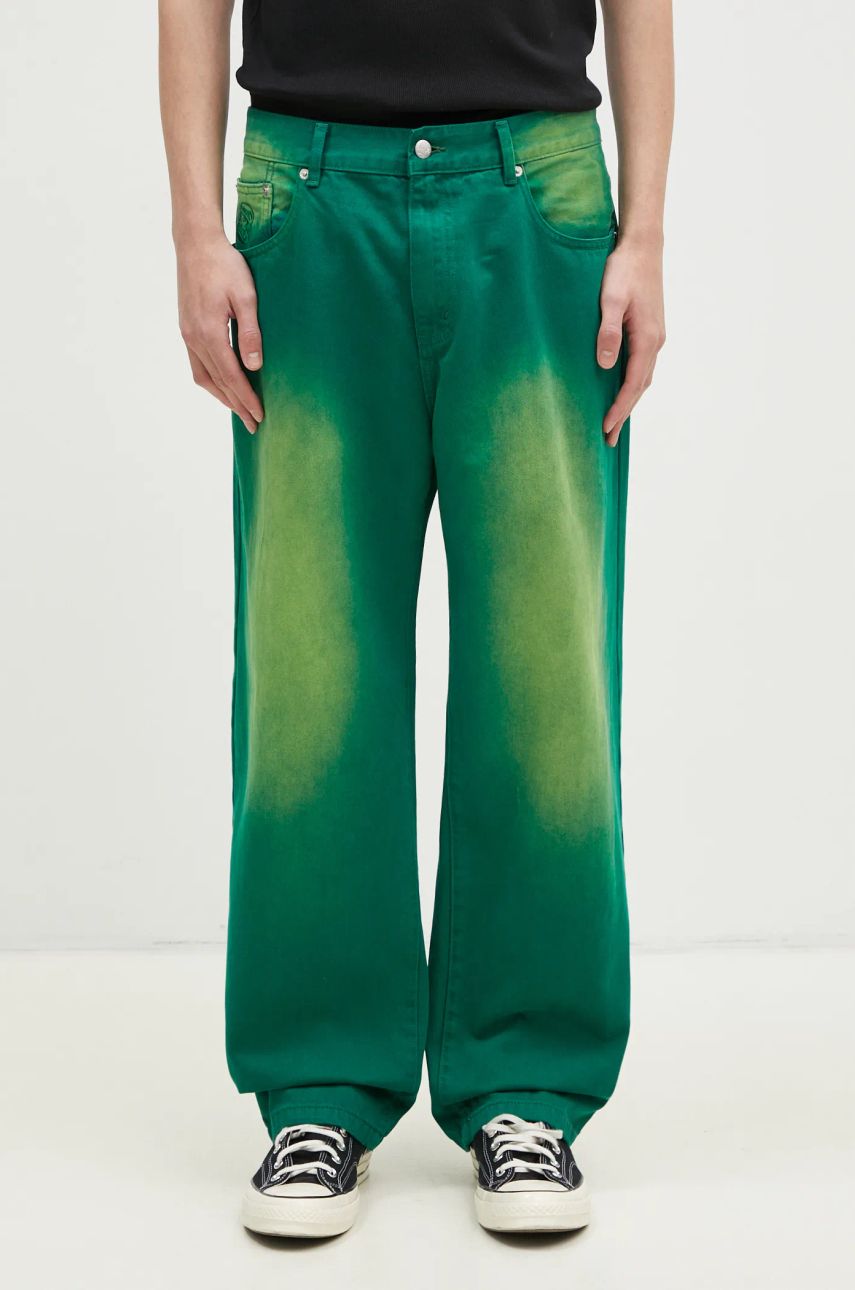Billionaire Boys Club Green Dyed Denim Pants