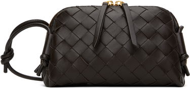 Taška cez rameno Bottega Veneta Intrecciato Leather Shoulder Bag Čierna | 794258 VCPP1, 0