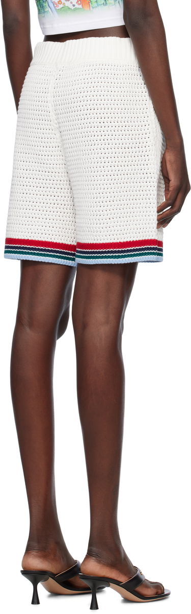 Šortky Casablanca Casablanca Gothic Crochet Shorts Biela | WS25-KW-1064-01, 2