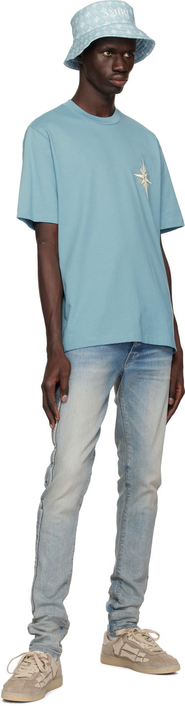 Tričko AMIRI Amiri Starburst T-Shirt Modrá | AMJYTE1171, 3