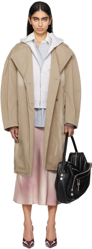 Trenčkot Acne Studios Acne Studios Belted Trench Coat Béžová | A90630-, 0