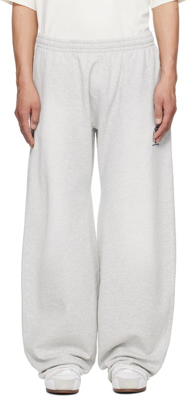 Tepláky Alexander Wang Alexander Wang Logo Oversized Cotton Terry Sweatpants Šedá | UCC2254117, 0