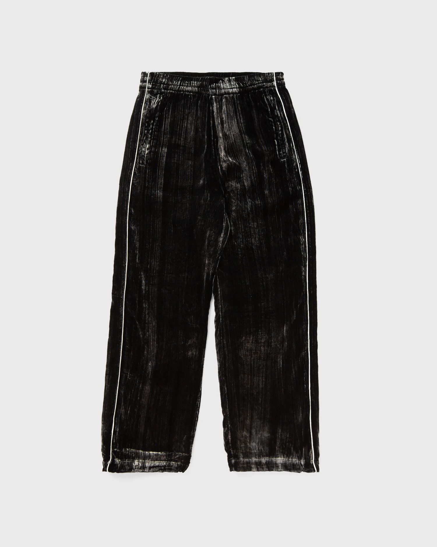 Nohavice Diesel Velvet Straight-Leg Lounge Pants Čierna | A18469-0AJFR-9XXA, 0