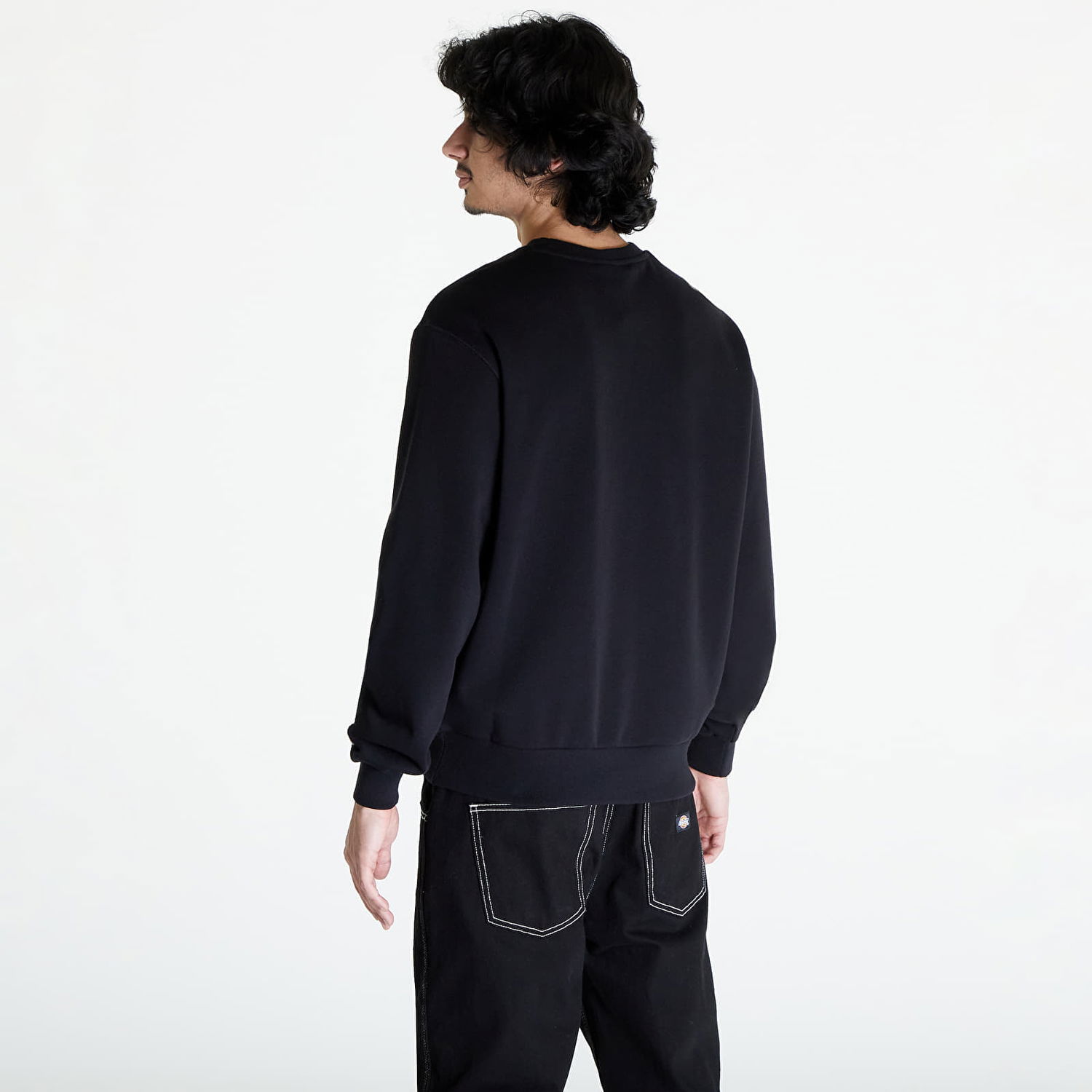 Mikina Champion Men's hoodie Crewneck Sweatshirt Black Čierna | 219839 CHA KK001, 1