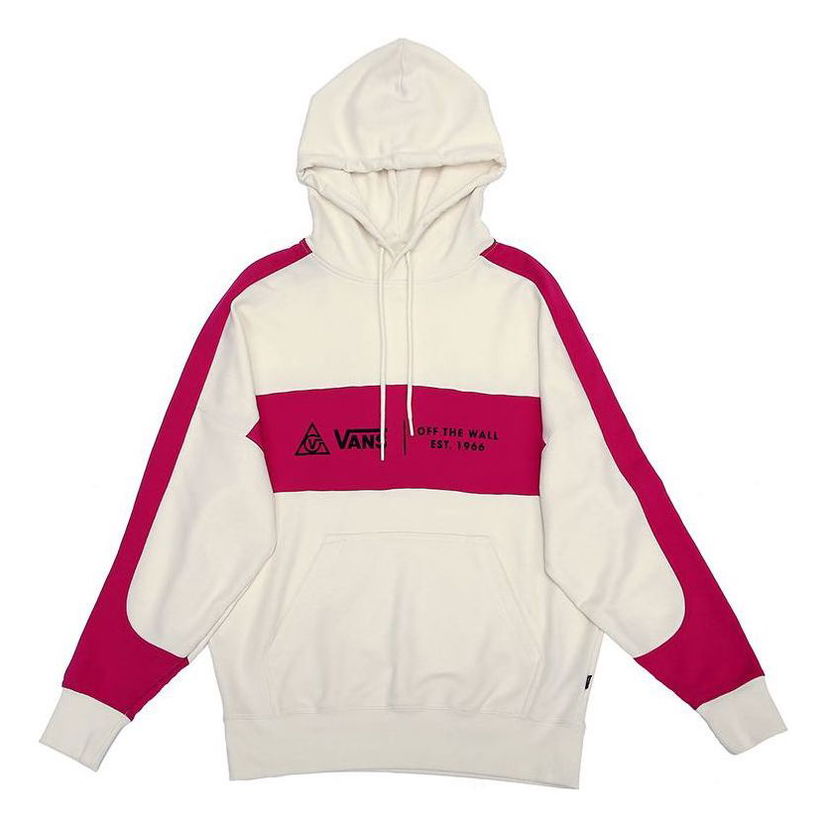 Mikina Vans Colorblock Pullover Hoodie Biela | VN0A4RBLZL0