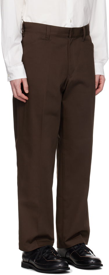Nohavice Neighborhood Neighborhood WP Wide Trousers Hnedá | 251SPNH-PTM01, 1
