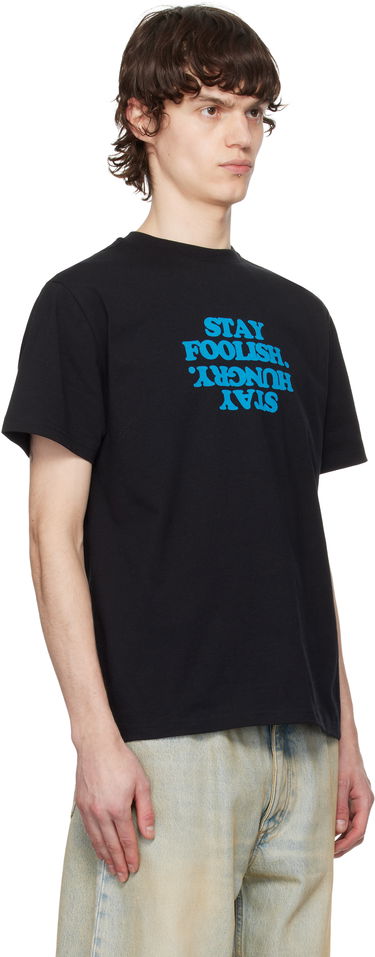 Tričko Coperni Coperni 'Stay Foolish' Print Boxy T-Shirt Čierna | COPJS03F5011PMEN, 1
