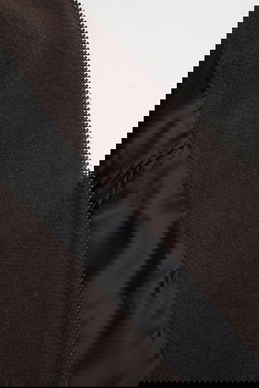 Bomber bunda Maison Margiela MM6 Maison Margiela Wool Jacket Transitional Oversize Hnedá | S62AN0169.M35635.002F, 5