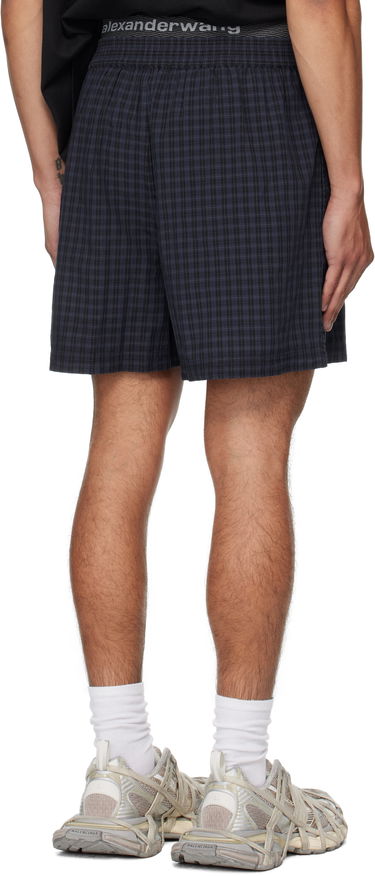 Šortky Alexander Wang Alexander Wang Graphic Shorts Navy | 6WC3254099, 2