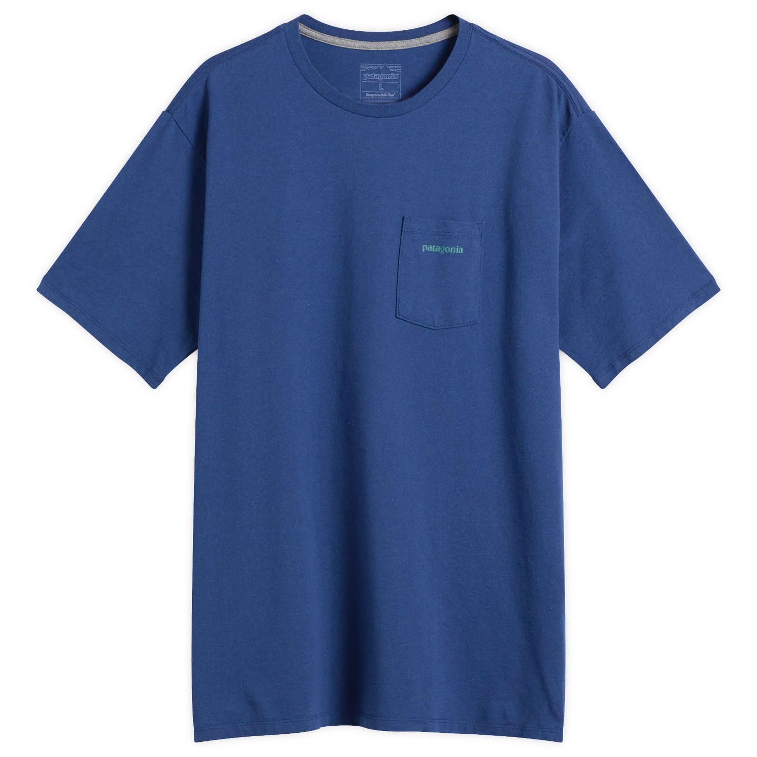 Tričko Patagonia Men's Boardshort Pocket T-Shirt, Size Small Modrá | 37655-CLMB, 0