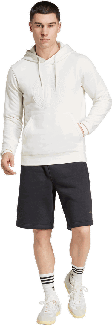 Mikina adidas Originals adidas Originals DFB Deutschland Hoodie Biela | jd7148, 5