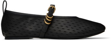 Tenisky a topánky rag & bone rag & bone Spire Perforated Leather Mary Jane Ballerina Flats Čierna | WFF25SF1018LE18, 0