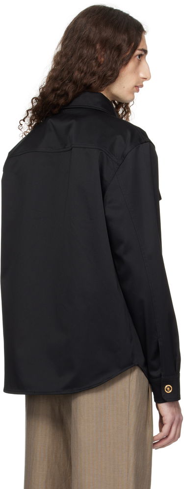 Košeľa Versace Versace Gabardine Overshirt Čierna | 1017413_1A01718, 2