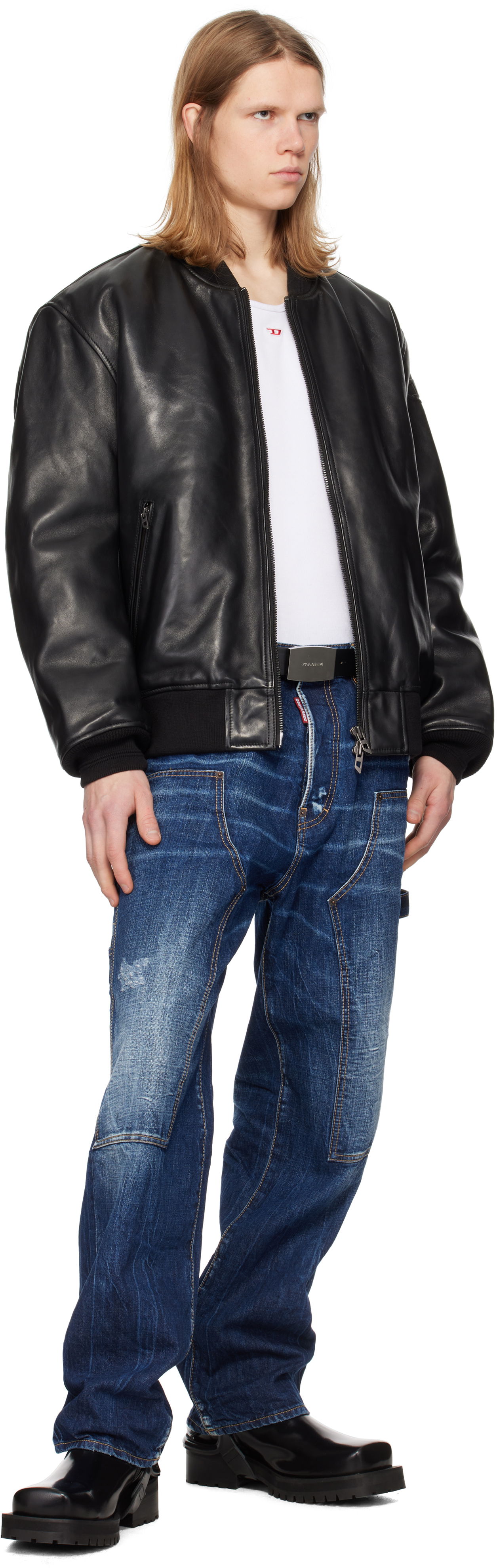 Dsquared2 City Nights Plaque Belt