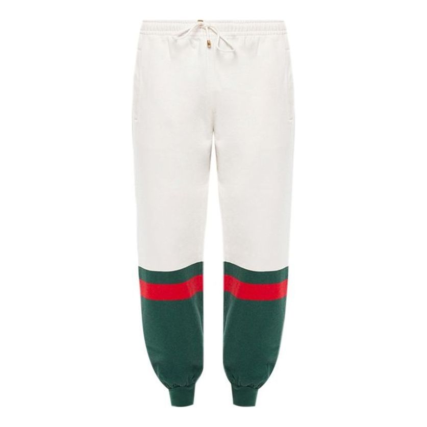 Tepláky Gucci Web Panel Jogger Pants Biela | 625403-XJCSU-9146, 0