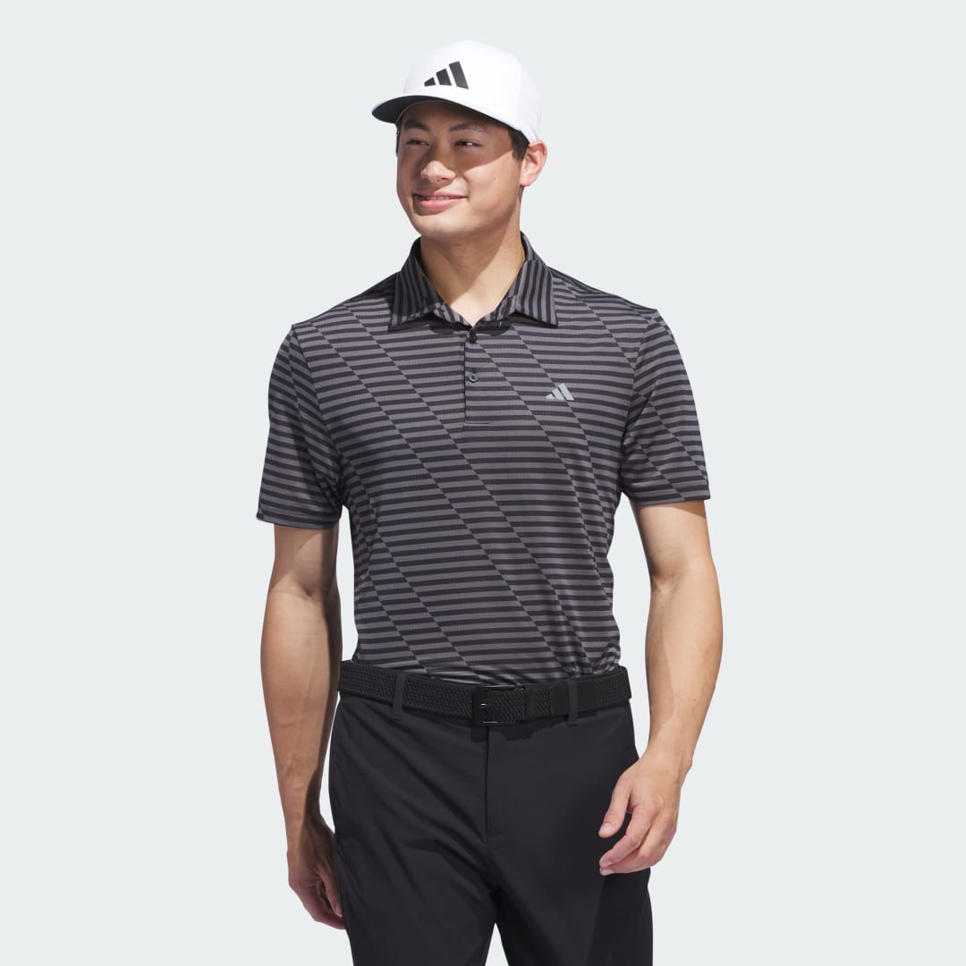 Polo tričko adidas Performance ]Ultimate365 Mesh Print Polo Shirt Šedá | IS8867, 1
