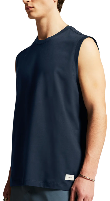 Tielko Craft Craft Collective Relaxed Sleeveless T-Shirt Navy | 1916030-396000, 1