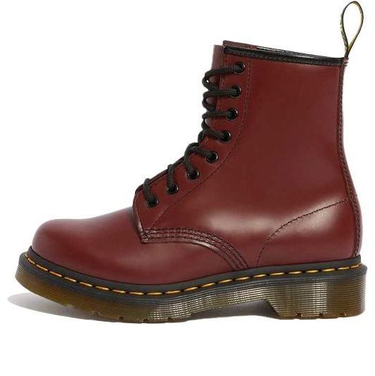 Tenisky a topánky Dr. Martens Dr. Martens 1460 Smooth Leather Lace Up Boots Vínová | 11821600