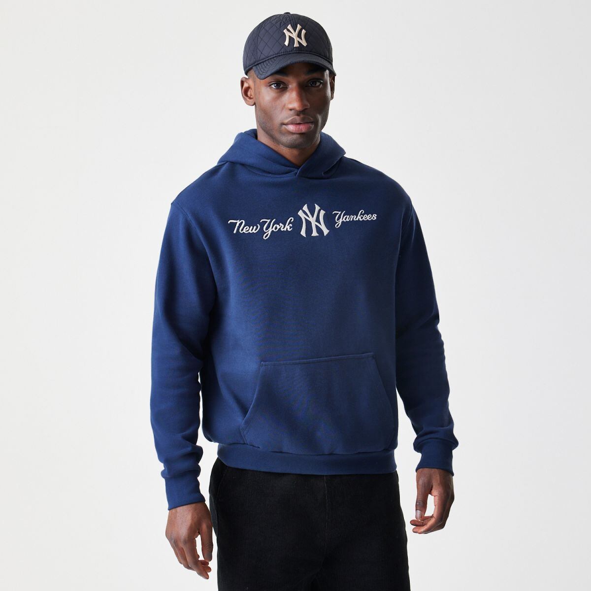Mikina New Era MLB Graphic Oversized Hoody NY Yankees Navy | 60758774, 1