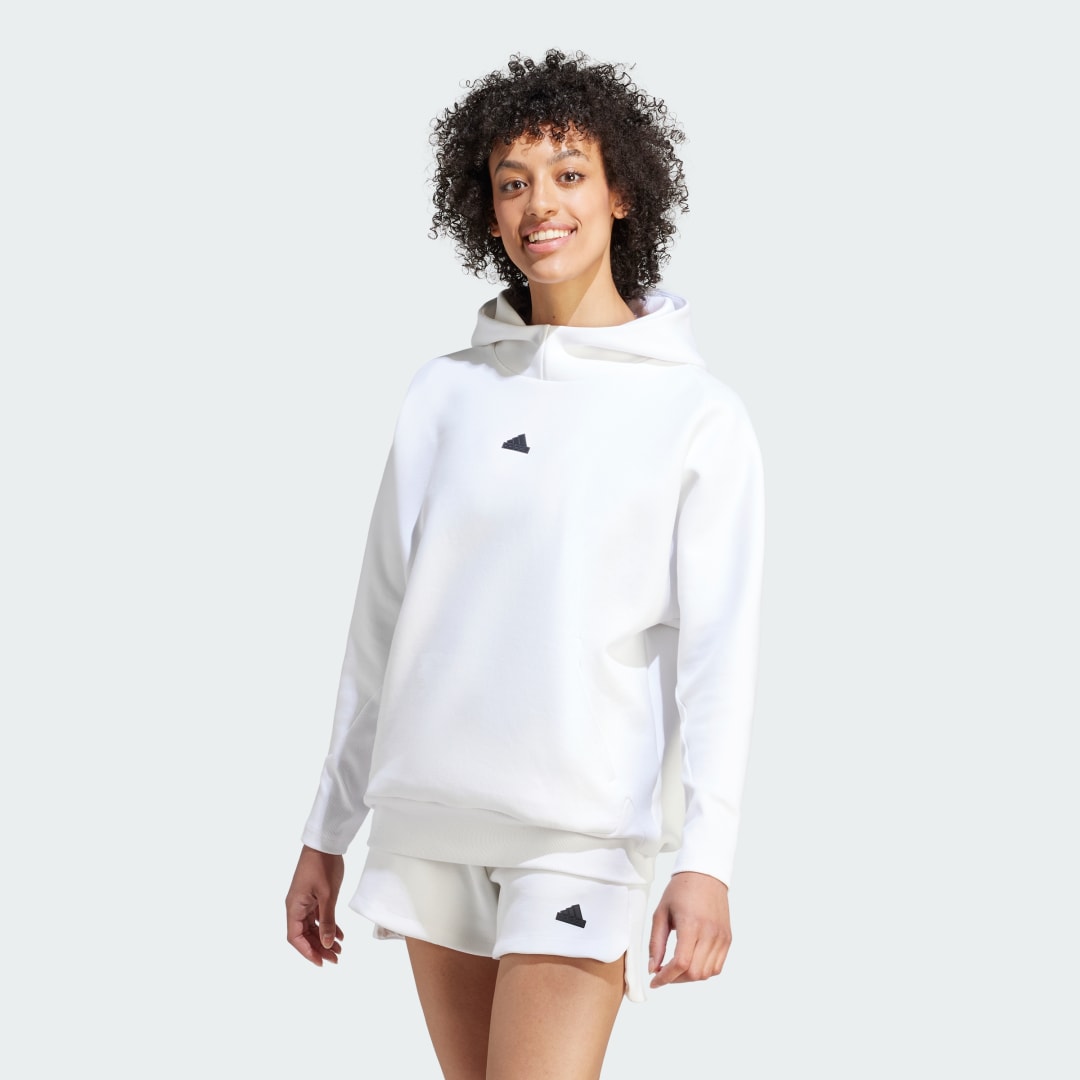 Mikina adidas Originals Z.N.E. Overhead Biela | IN5125, 1