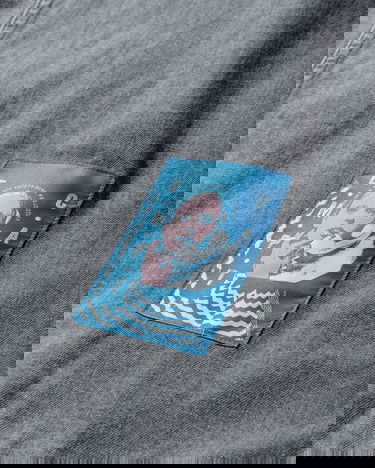 Bunda Cav Empt Washed Denim Trucker Jacket Šedá | CES28JK23 GREY, 3