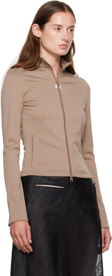Bunda Courrèges Courrèges Biker Track Jacket Béžová | 325JVE133JS0250, 1