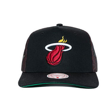Šiltovka Mitchell & Ness Mitchell & Ness NBA Tremor Trucker Snapback Hat Miami Heat Čierna | HT11505-MHEBLCK, 1