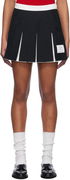 Thom Browne Ripstop Box Pleat Miniskirt