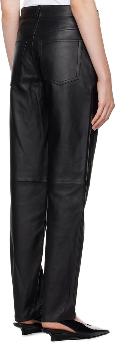Nohavice TOTEME TOTEME Five-Pocket Leather Pants Čierna | 244-WRB0229-LE0083, 2