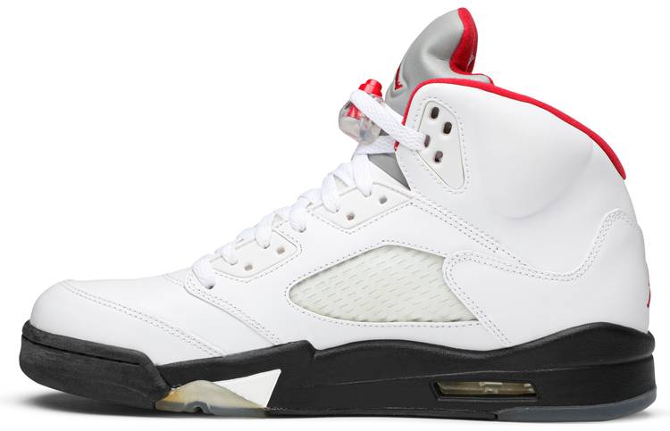 Tenisky a topánky Jordan Air Jordan 5 Retro ''Fire Red'' 2013 Biela | 136027-100, 0