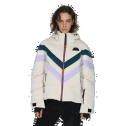 Milica Chevron Stripe Puffer Jacket