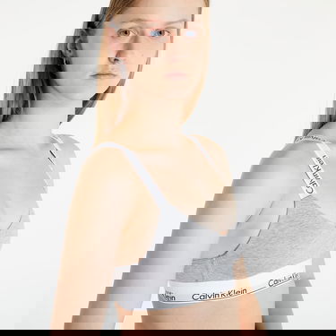 Podprsenka CALVIN KLEIN Modern Cotton Light Lined Bralette Šedá | QF7059E P7A, 4