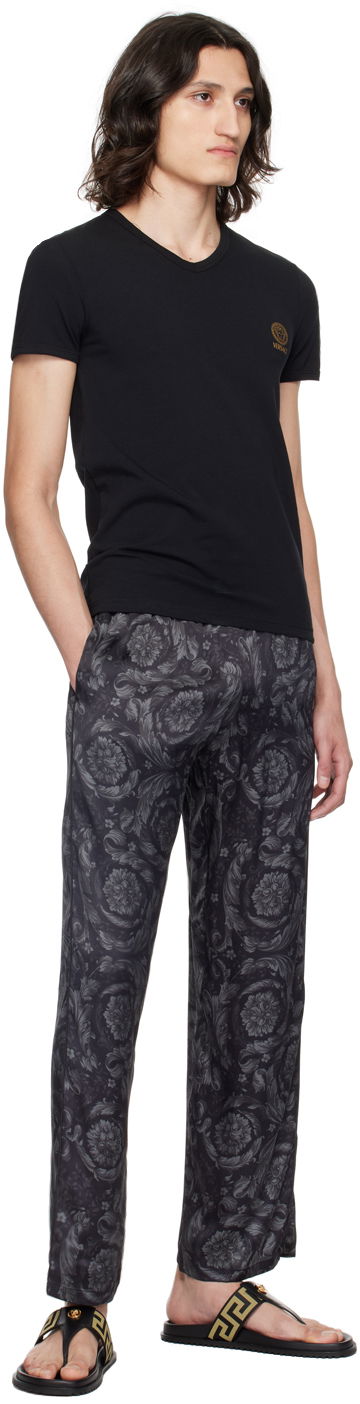 Tričko Versace Medusa Underwear T-Shirt Čierna | AUU01004 1A10011, 3