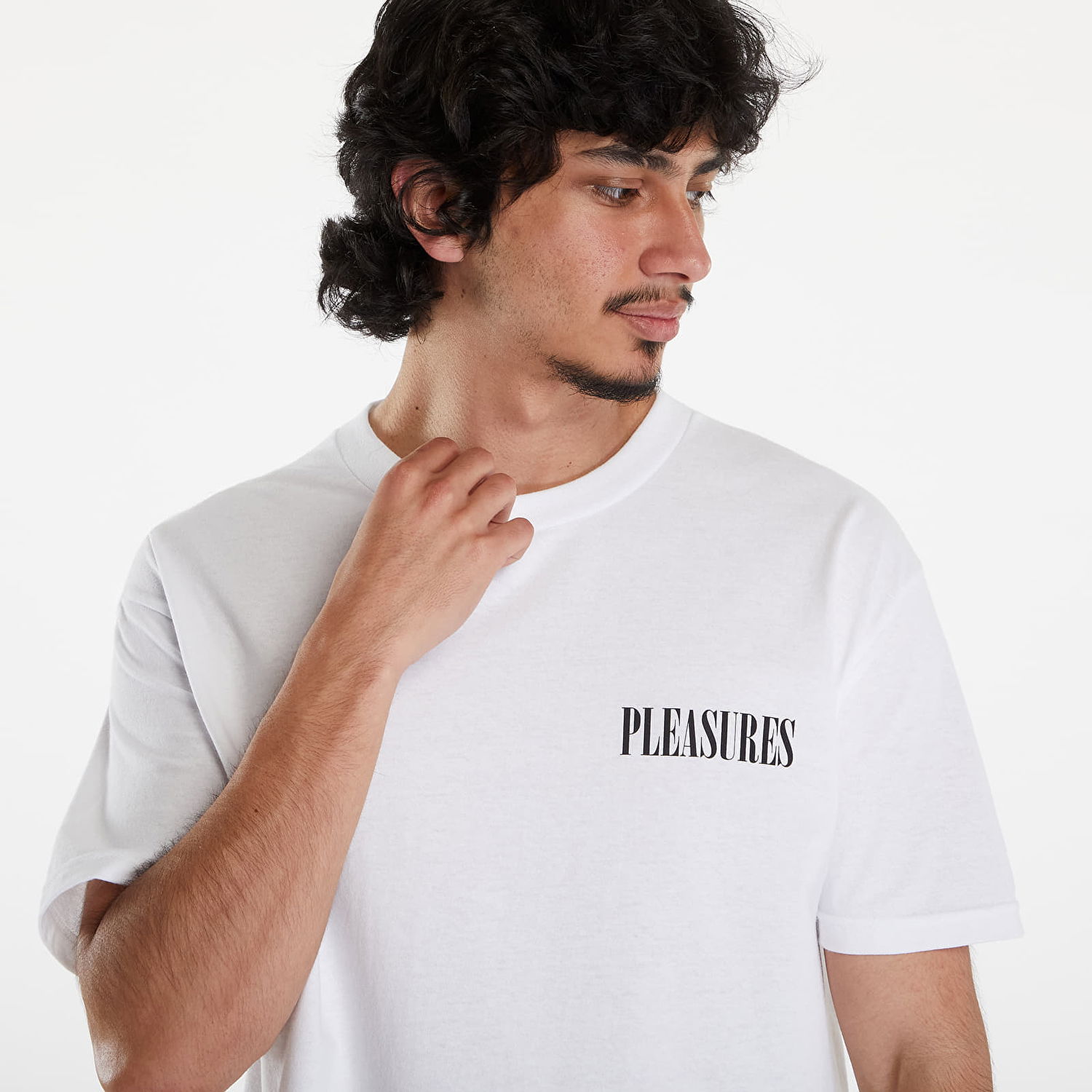 Tričko Pleasures Vertical T-Shirt White Biela | P24SU055 WHITE, 1