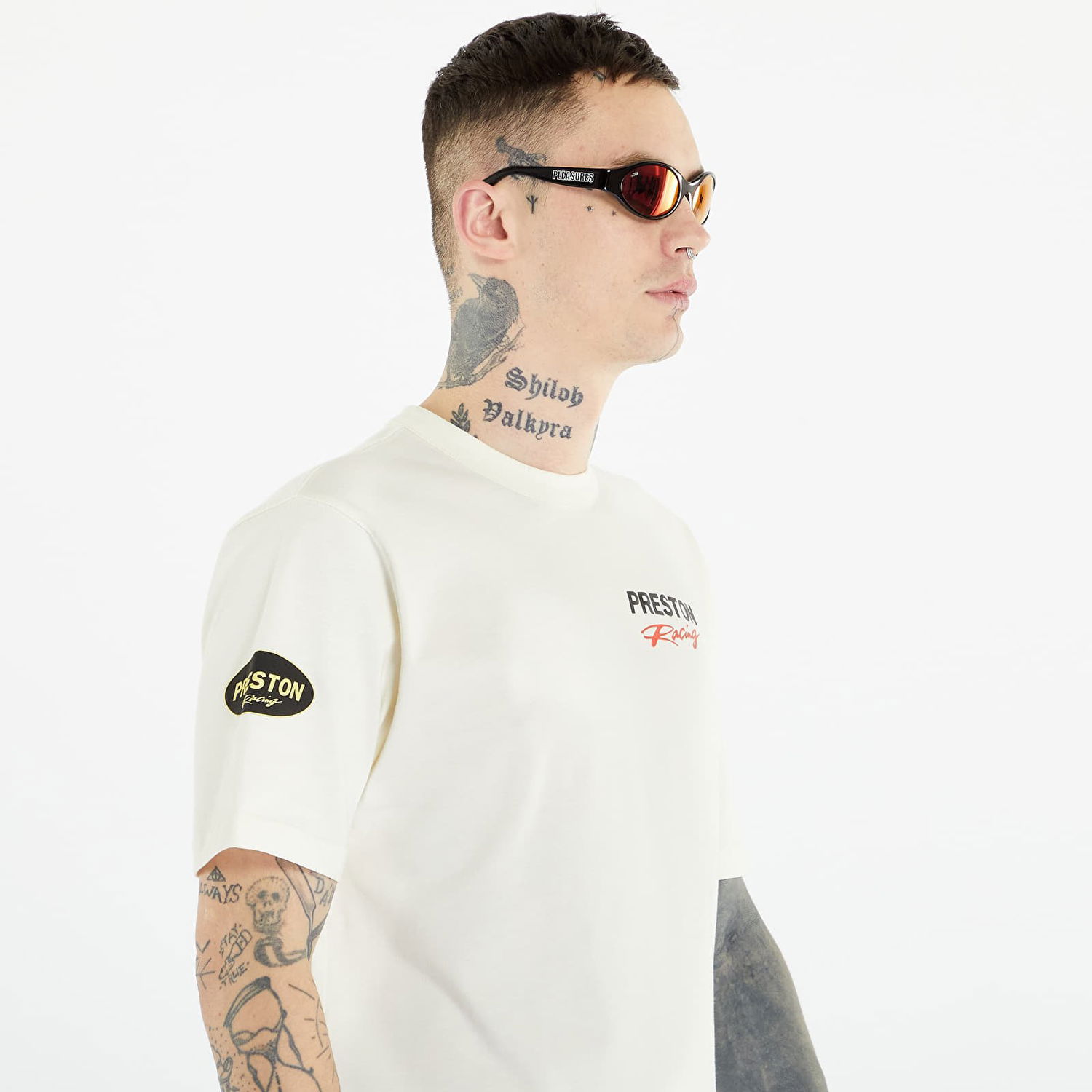 Tričko HERON PRESTON Preston Racing Short Sleeve Tee Biela | HMAA032S23JER0080110, 0