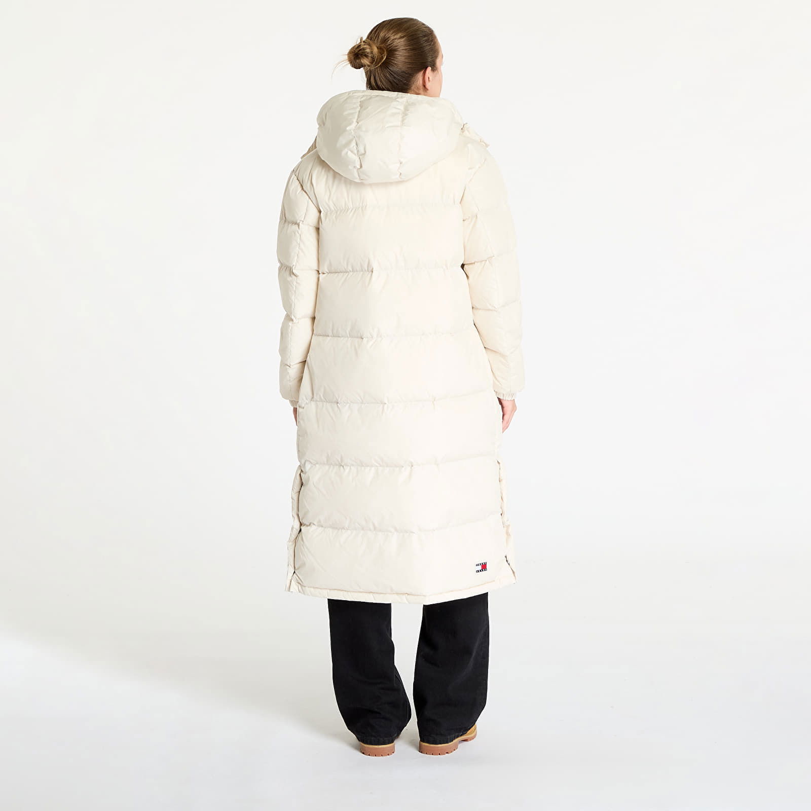 Alaska Long Puffer Jacket Beige