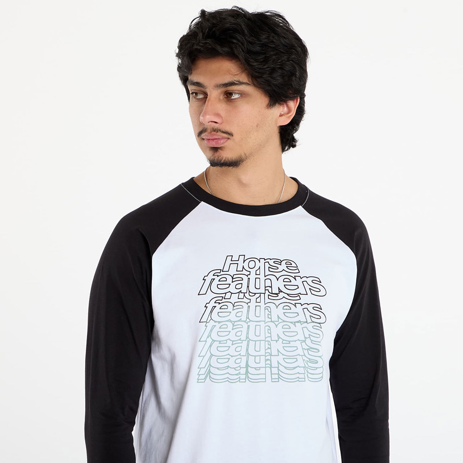 Tričko Horsefeathers T-Shirt Rollin Raglan Rôznofarebný | SM1394B, 1