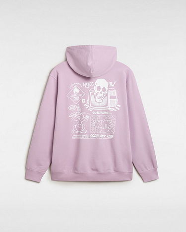 Mikina Vans Crazy Eddy 66 Loose Pullover Hoodie Fialová | VN000JE7D45, 1