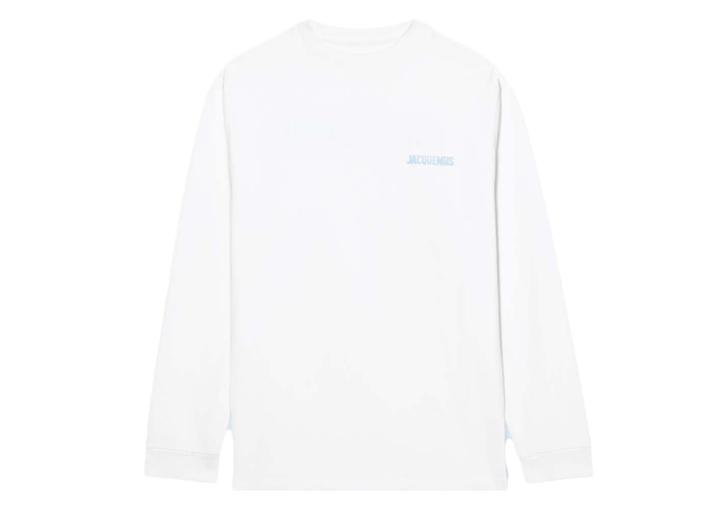 Mikina Jacquemus Le Gelo Pool Logo Print Ice Biela | 225JS073-2003 1AX, 0