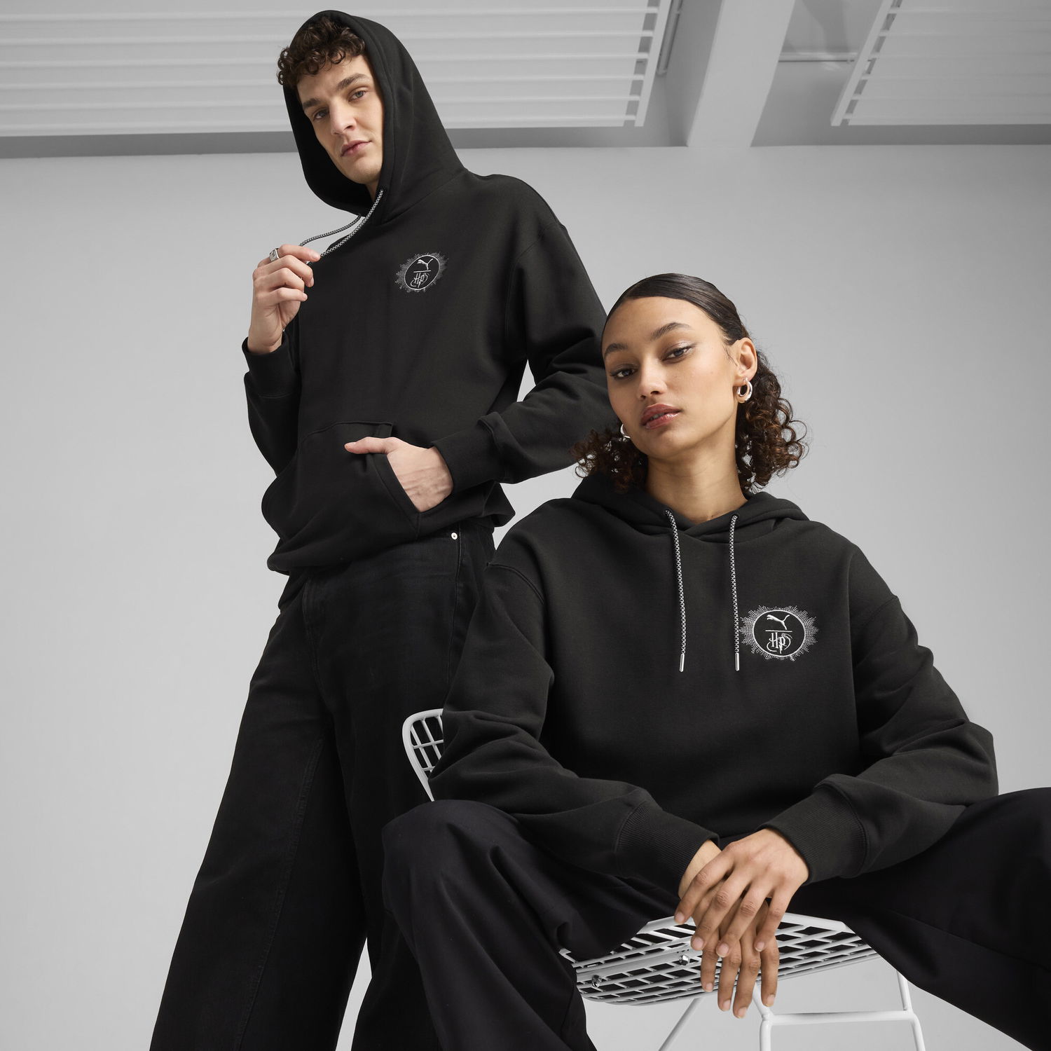 Mikina Puma PUMA x HARRY POTTER Relaxed Fit Training Hoodie Čierna | 630093_01, 0