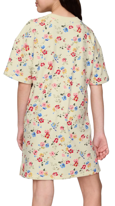 Šaty GAP Floral Print Logo T-Shirt Dress Rôznofarebný | 781767-01, 1