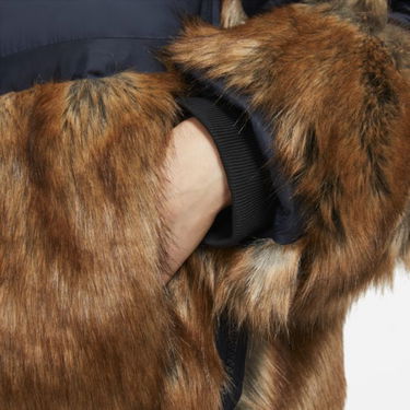 Prešívaná bunda Nike Faux Fur Trim Down Parka Modrá | CT3267-475, 1