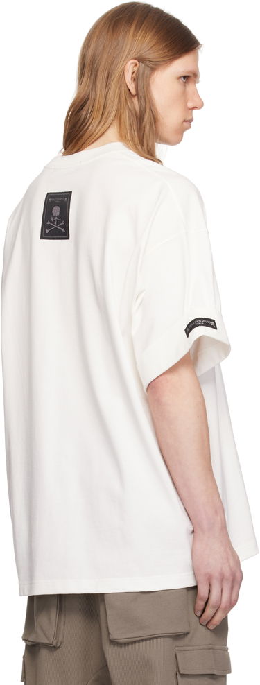 Tričko Mastermind WORLD Mastermind World Boxy Roll Sleeve T-Shirt Biela | MW25S14-TS035-022, 2