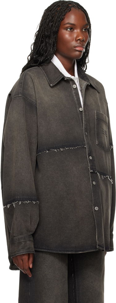 Košeľa Maison Margiela MM6 Maison Margiela Long-Sleeved Reconstructed Denim Shirt Čierna | SH2DT0009 S30848, 1