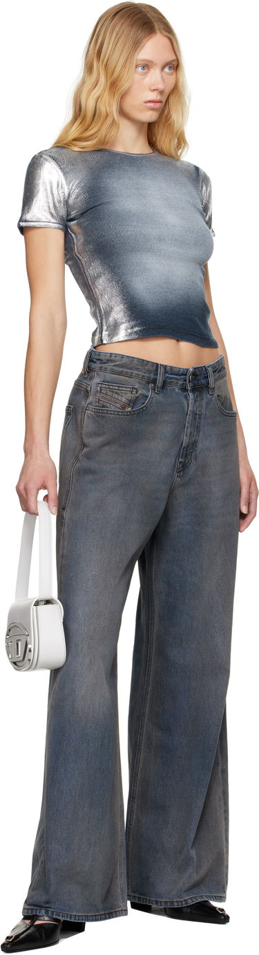 Džínsy Diesel Diesel 1996 D-Sire Wide-Leg Jeans Modrá | A06925 09L46, 3