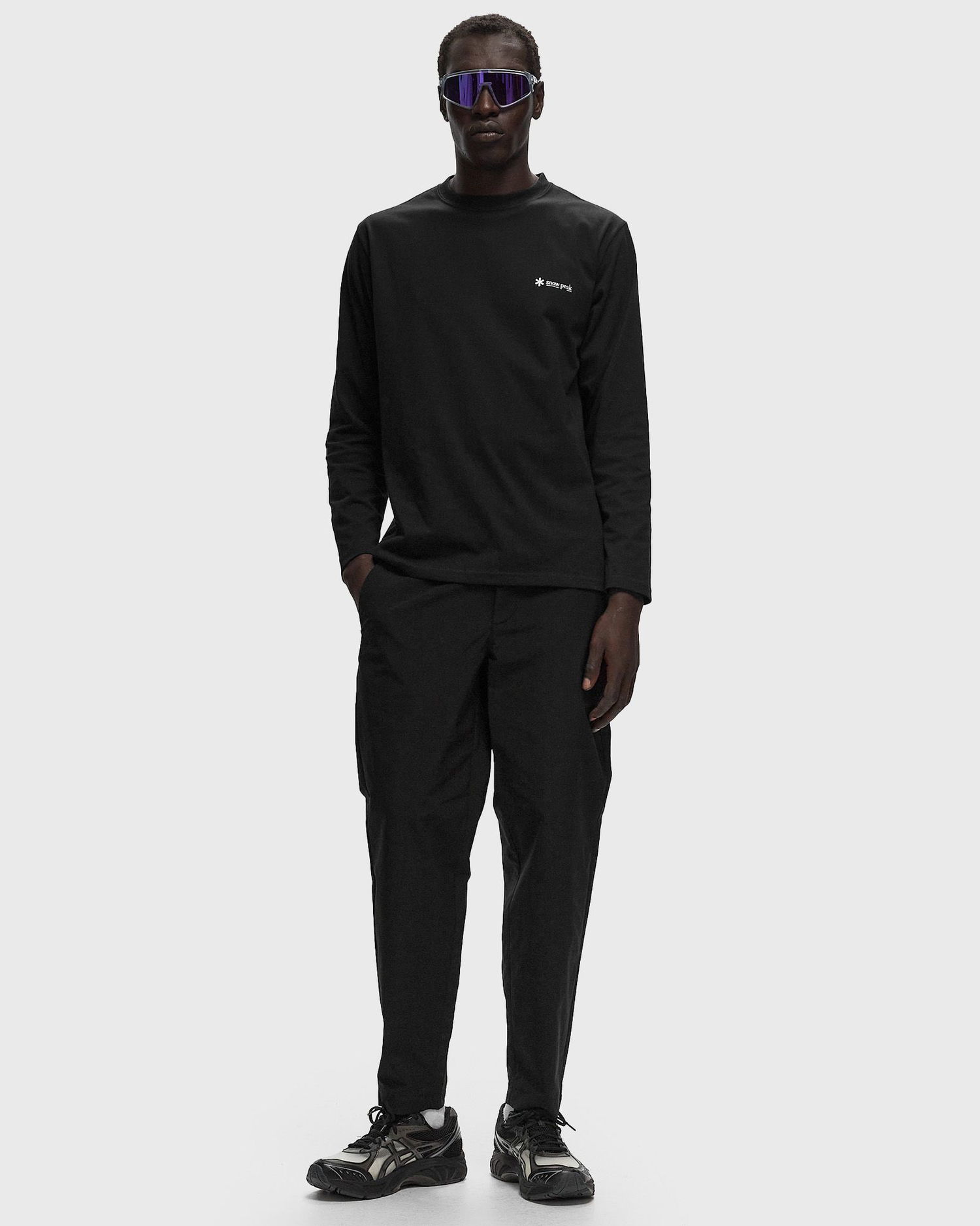 Nohavice Snow Peak Double Weave Pants Čierna | PA-24AU005-BLACK, 1