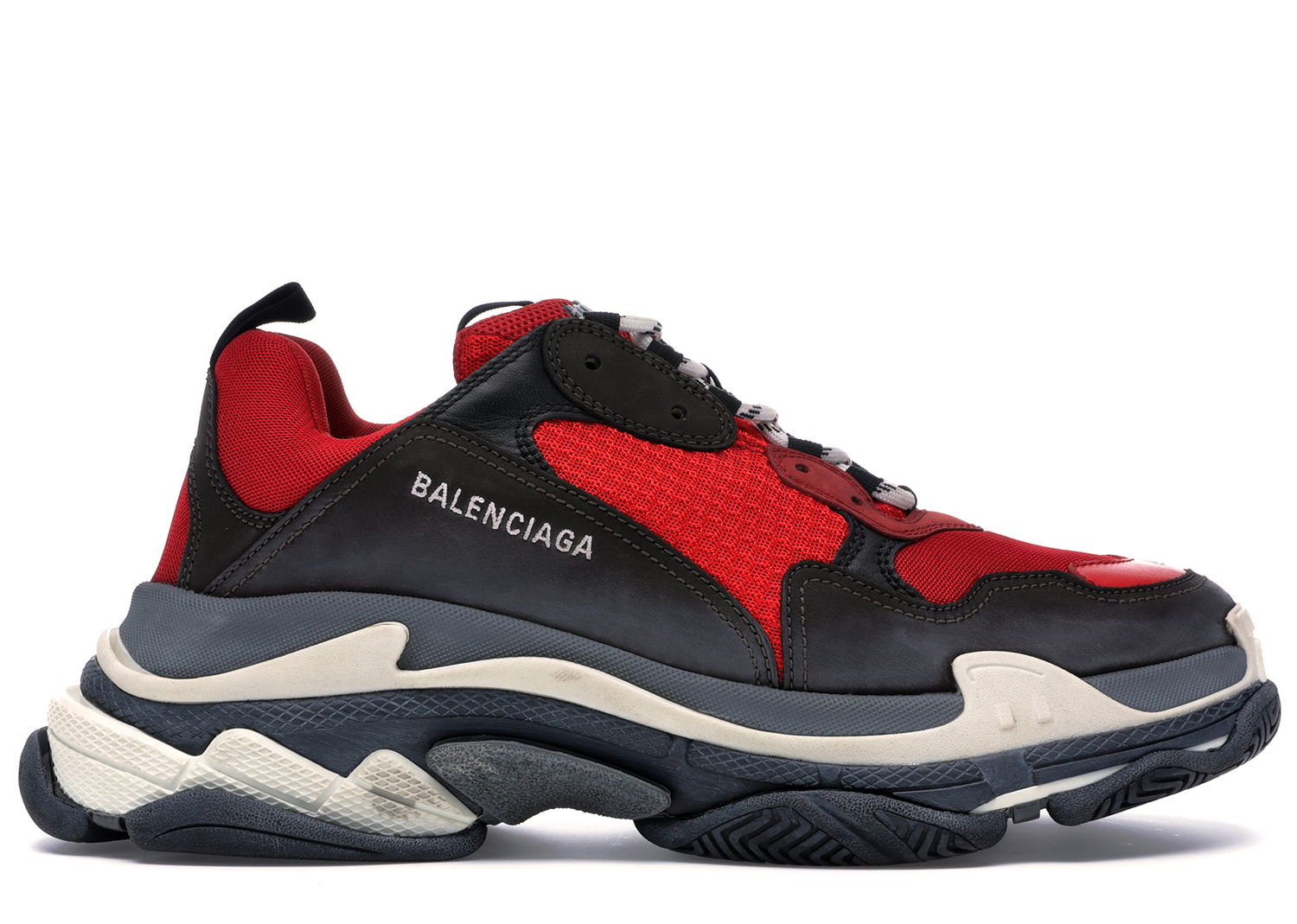 Tenisky a topánky Balenciaga Triple S Red Black Čierna | 516440-W09O7-6576, 0