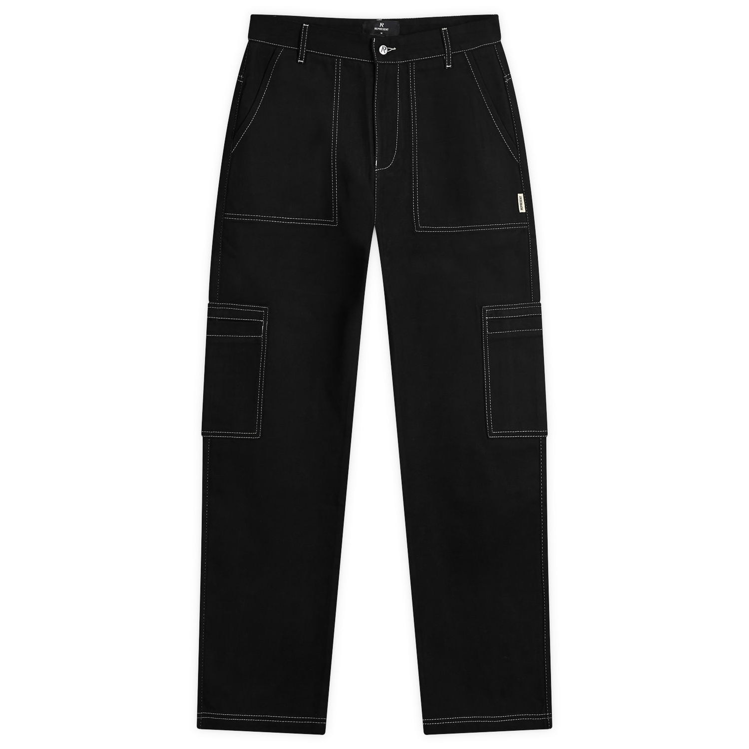 Cargo nohavice Represent Clo Contrast Stitch Pant Čierna | MLM5194-001, 0