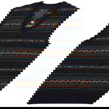 Sveter Polo by Ralph Lauren Fair Isle Knit Vest Navy | 710917336001, 0