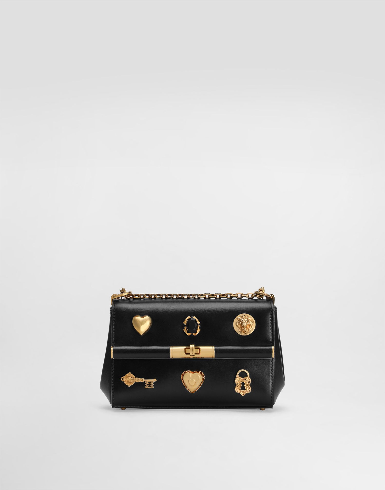 Kabelka Dolce & Gabbana Dolce & Gabbana Marlene City Mini Bag with Gold-Tone Hardware Čierna | BB7766AG6808S574, 0